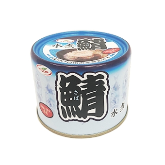 鯖水煮 缶詰 (200g)