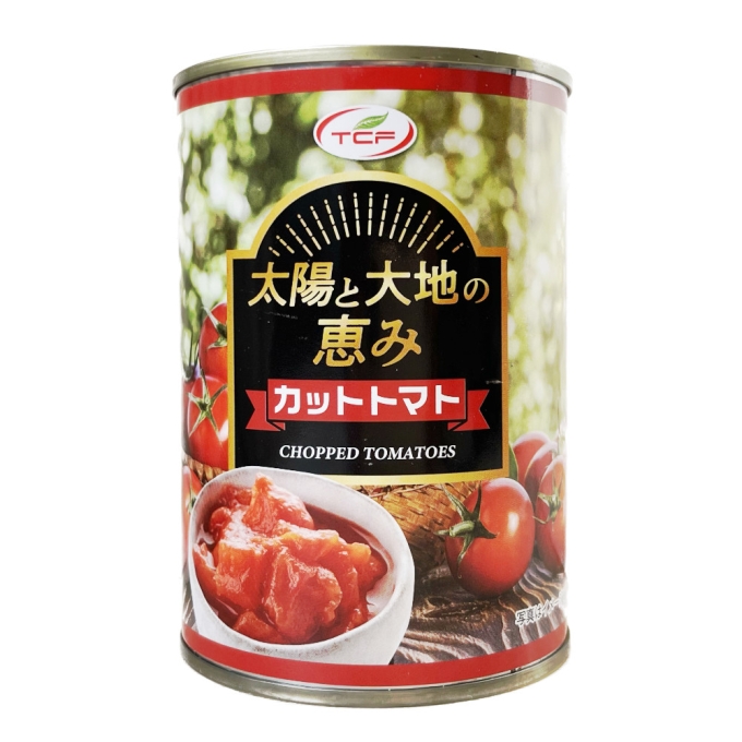 TCF太陽と大地の恵み カットトマト缶詰 390g