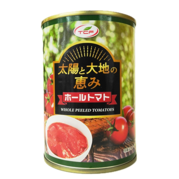 TCF太陽と大地の恵み ホールトマト缶詰 390g