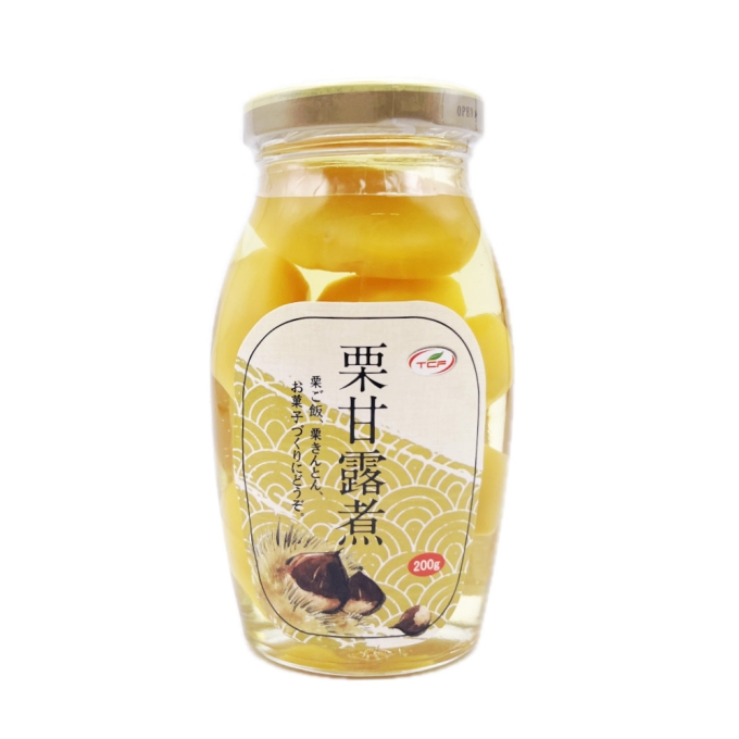栗甘露煮瓶 200g